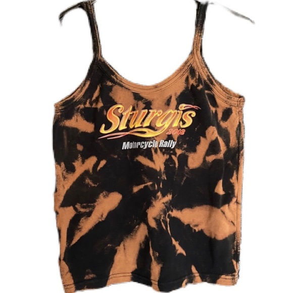 Vintage Tops - Vintage Sturgis 2002 cropped tank Small/medium